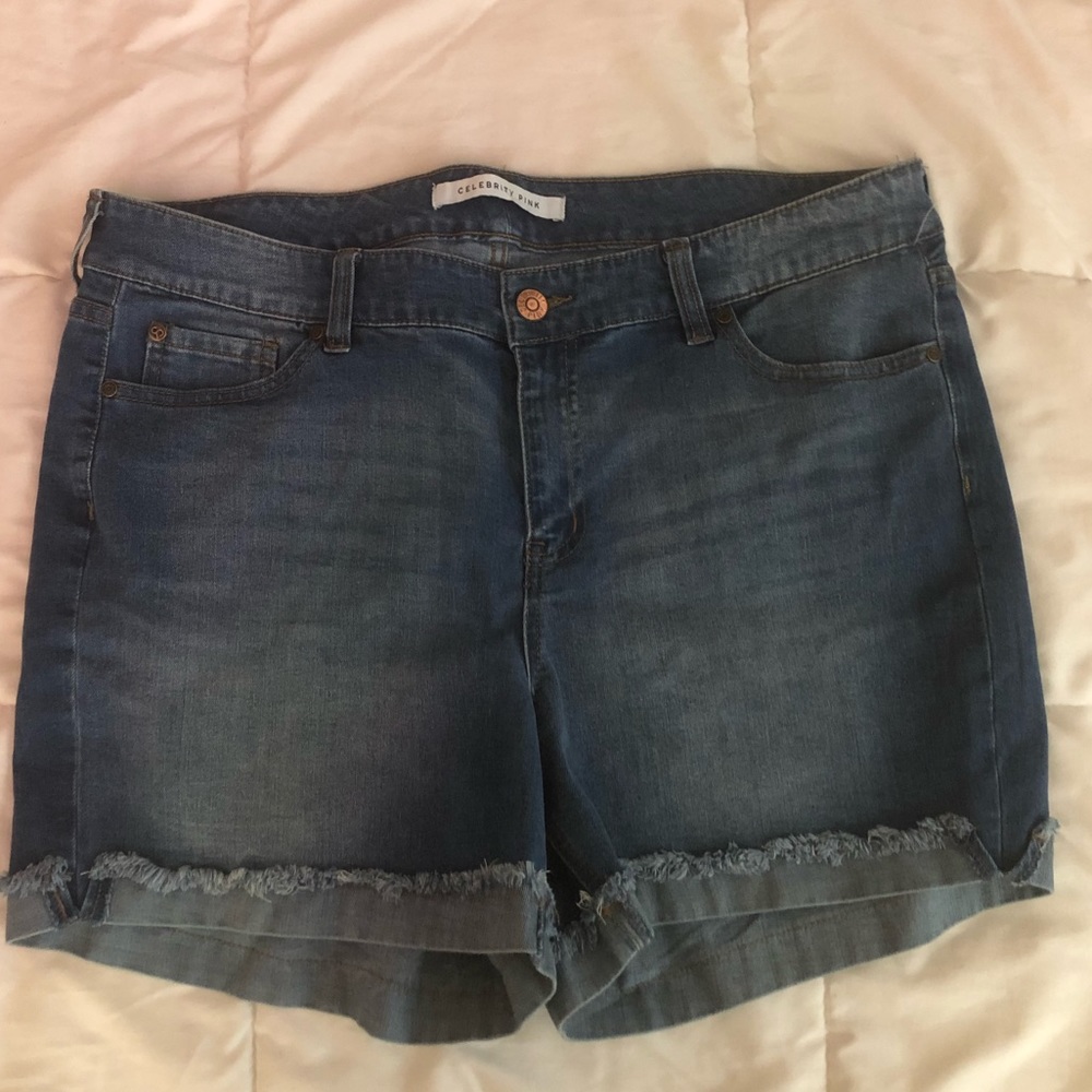 denim shorts